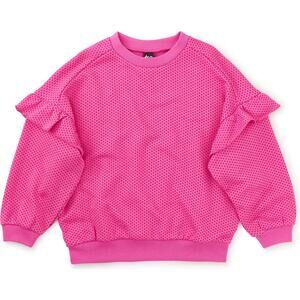 Tea Collection Pink Mini Ikat Ruffle Sleeve Popover Girls 6